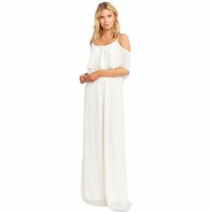 NWOT Show Me Your Mumu Caitlin Ruffle Maxi Dress